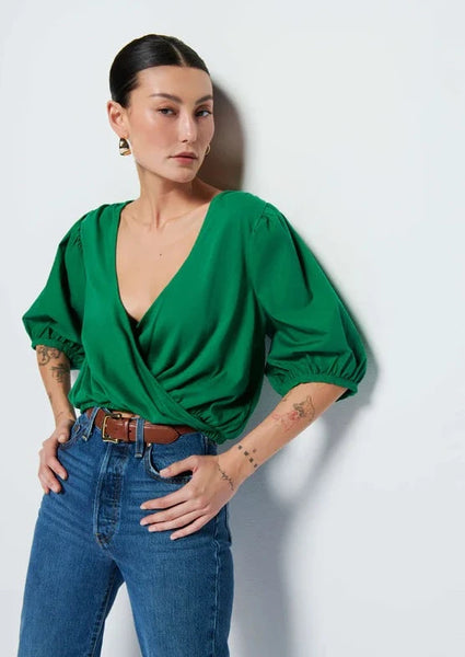 Nation Ltd Charlene Bubble Hem Top – Dsquared Clothing