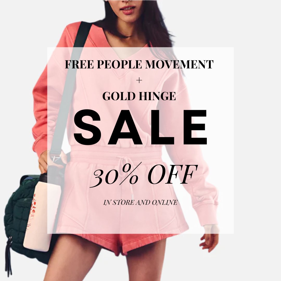 FP Movement/Gold Hinge Spring Sale 30% OFF