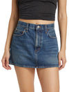 AGOLDE Alek Denim Mini Skirt