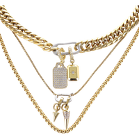 Artizan Joyeria Just Click Tag Necklace Set