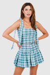 KOCH Cece Top Emerald Plaid