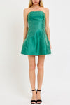 Maria Strapless Flare Dress