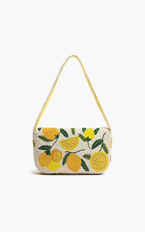 Make Lemonada Beaded Shoulder Bag