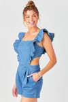 Gracelyn Denim Romper