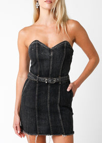 Quinn Denim Mini Dress