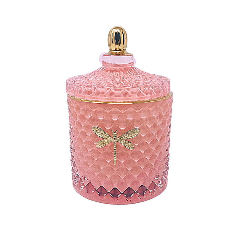 Dragonfly Bella Candle - Blush & Gold