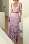 Olivia Tiered Ruffle Maxi Skirt Set