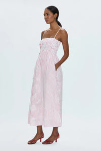 Pistola Bianca Striped Bodice Dress