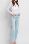 Zoey High Rise Slim Wide Jeans