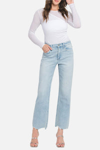 Zoey High Rise Slim Wide Jeans