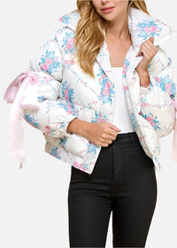 Cambrie Floral Puffer Jacket