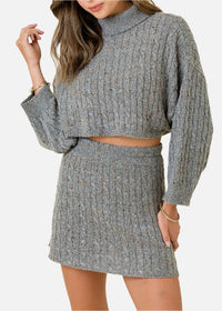 Marina Multi Color Sweater Skirt Set