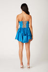 Kourt Back Tie Ruffle Dress