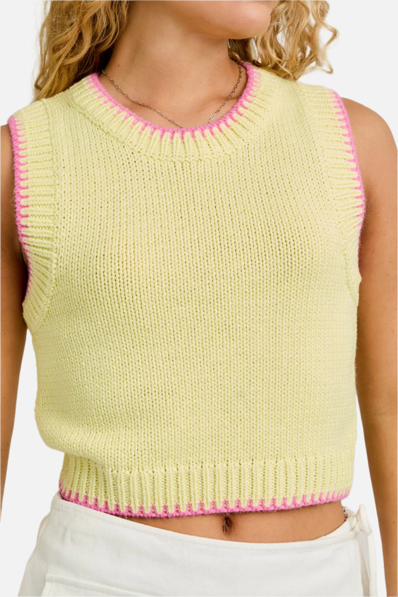 Susie Sleeveless Knit Top