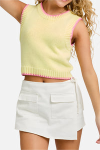 Susie Sleeveless Knit Top