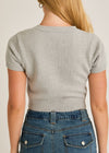 Teddy Short Sleeve Sweater Top