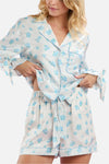 Arabella Floral Satin Pajama Set