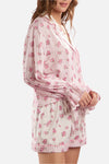 Arabella Floral Satin Pajama Set