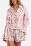 Arabella Floral Satin Pajama Set