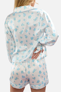 Arabella Floral Satin Pajama Set