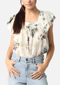 Maisie Floral Eyelet Blouse