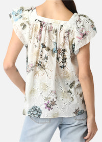 Maisie Floral Eyelet Blouse