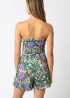 Leila Strapless Floral Romper