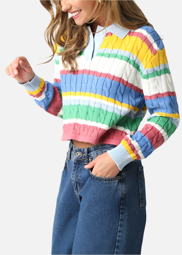 Dahlia Stripe Sweater