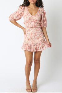 Capri Smocked Mini Dress