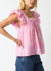 Charlotte Ruffle Sleeve Blouse