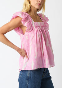 Charlotte Ruffle Sleeve Blouse