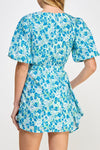 Maddie Ruched Puff Sleeve Dress