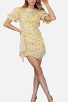 Alexis Ruched Puff Sleeve Dress