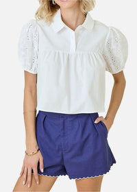 Elizabeth Poplin Top