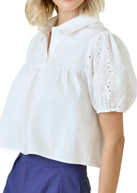 Elizabeth Poplin Top