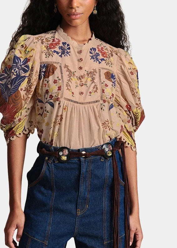 FARM Rio Beauty Bouquet Blouse