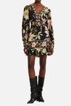 FARM Rio Surreal Flowers Mini Dress