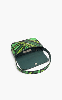 Foliage Fiesta Beaded Shoulder Bag