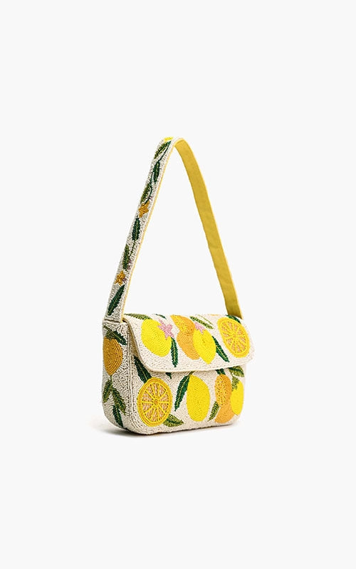 Make Lemonada Beaded Shoulder Bag