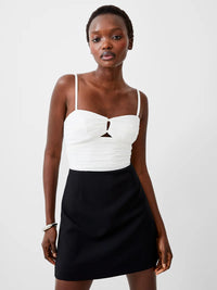 French Connection Whisper Strappy Tulle Dress