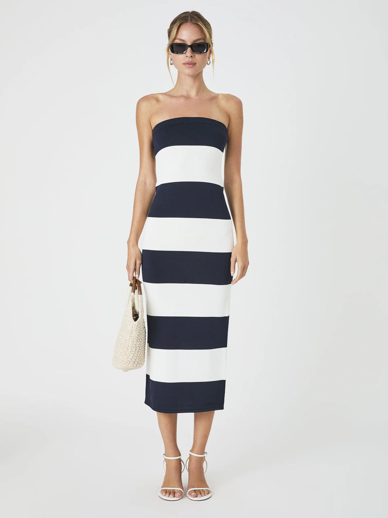 French Connection Bodycon Knit Midi Tube Dress