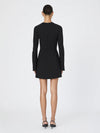 French Connection Whisper Square Neck LS Dress