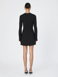 French Connection Whisper Square Neck LS Dress