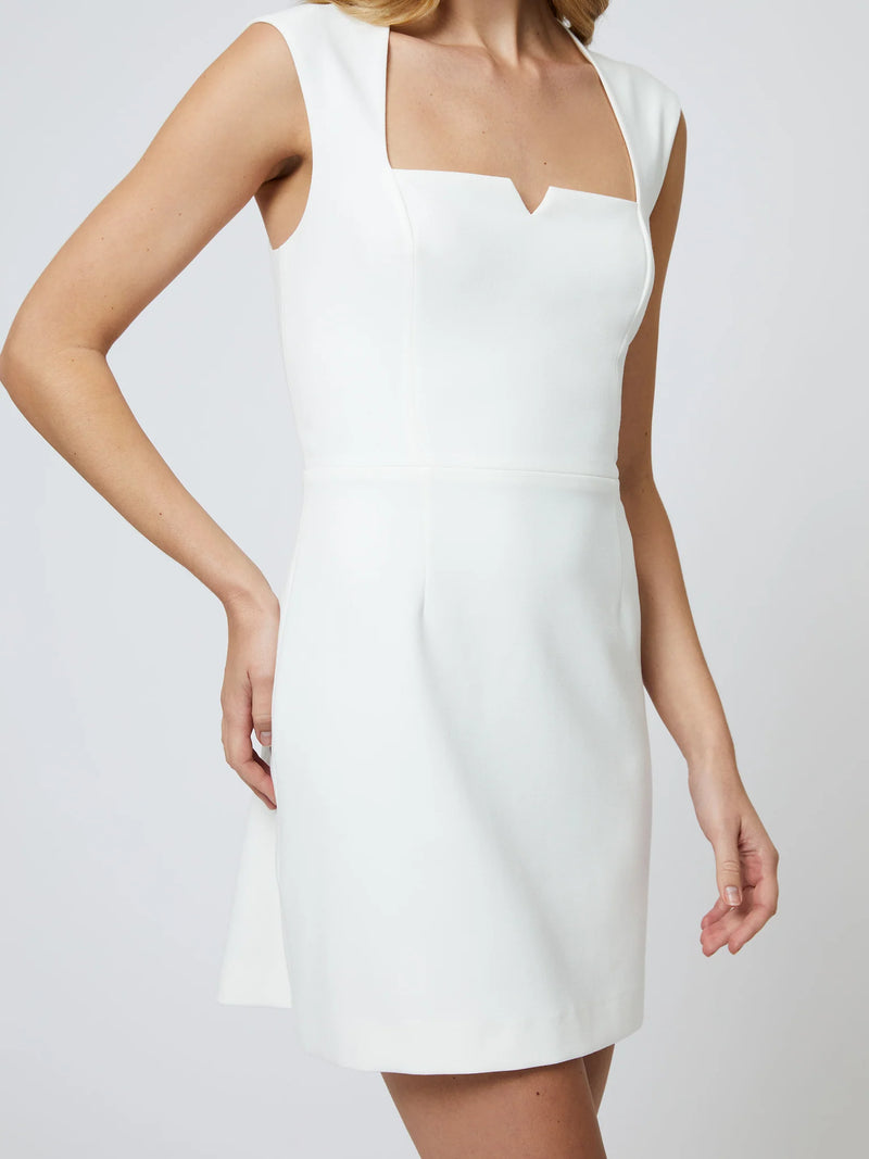 French Connection Whisper Notched Square Neck Dress