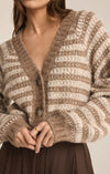 Z Supply Este Metallic Stripe Cardigan