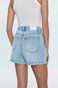 Pistola Saige High Rise A-Line Denim Shorts