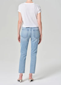 Agolde Riley HR Straight Crop Jeans