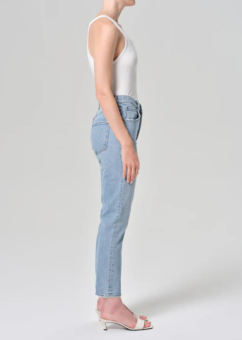 AGOLDE Riley High Rise Straight Jeans