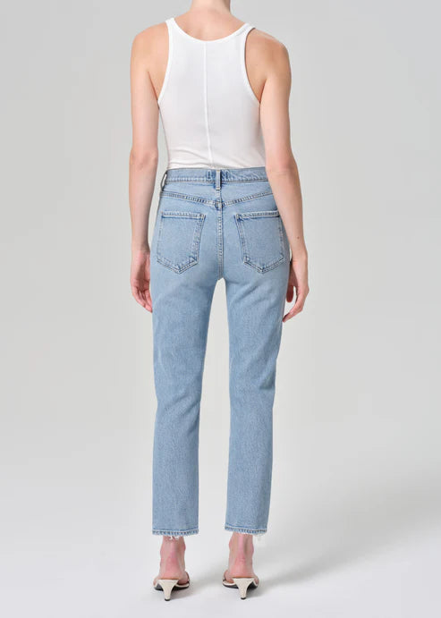 AGOLDE Riley High Rise Straight Jeans