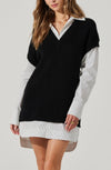 ASTR The Label Ishilly Layered Sweater Dress